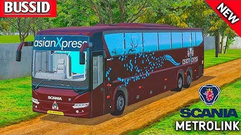 BUSSID MOD|| SCANIA METROLINK HD V3.3.4 BUS SIMULATOR INDONESIA FREE MOD