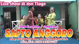 seni campursari Sapto Anggoro live show di dsn tlogo sambeng lamongan.