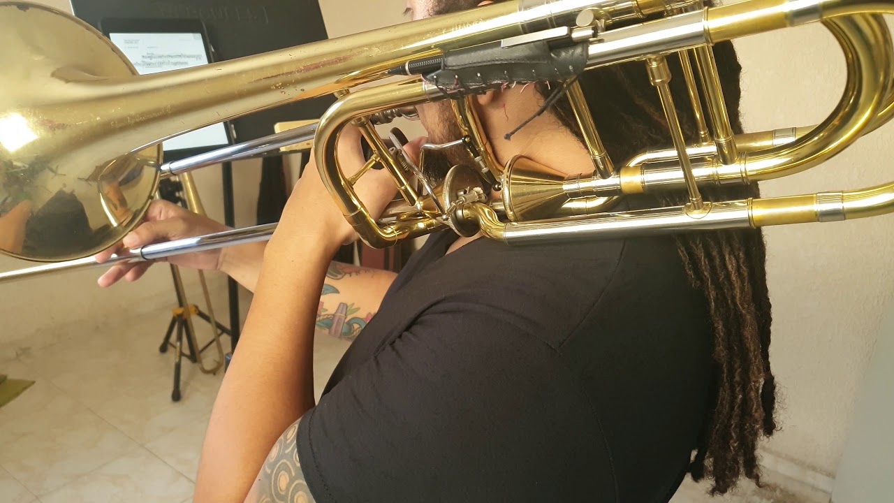 Bass trombone excerpt Schumann Sinfonía no. 3 YouTube