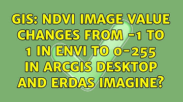 GIS: NDVI image value changes from -1 to 1 in ENVI to 0-255 in ArcGIS Desktop and ERDAS Imagine?