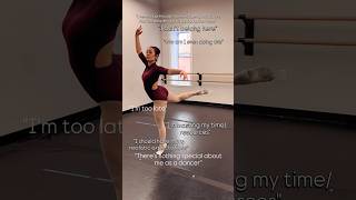 Dancers get told "No" every day #adultballetdancer #adultdancer #adultdance #adultballetcommunity