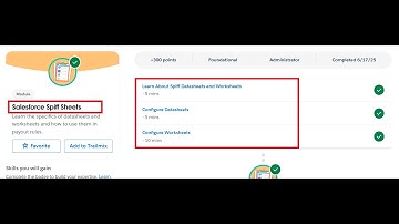 Salesforce Spiff Sheets | Salesforce Trailhead