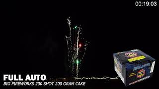 Full Auto 200g Cake - Big Fireworks - Demonstration
