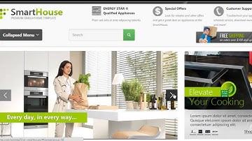 Joomla Template Smarthouse-  Menzza.com