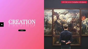 [Coding Download] 풀스크린 네비게이션 UI 만들기 with jQuery - HTML+CSS+JQUERY