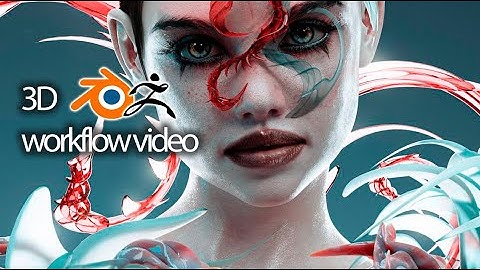 Workflow video! Creating girl in BLENDER, ZBRUSH and DAZ3D
