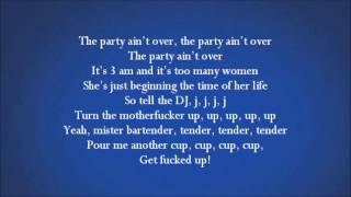 Pitbull feat. Usher &amp; Afrojack - Party Ain&#39;t Over (Lyric Video)