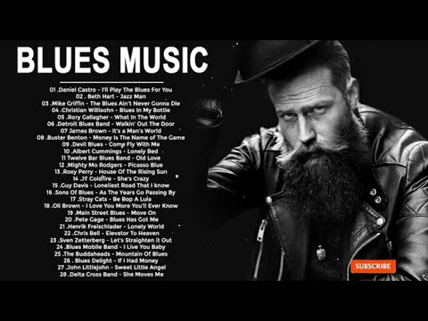 Relaxing Blues Music - Greatest Blues Rock Songs Of All Time - Slow Blues Blues Ballads Music