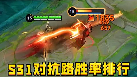 S31對抗路勝率排行：被淘汰的，都是因為缺錢！ - 天天要聞