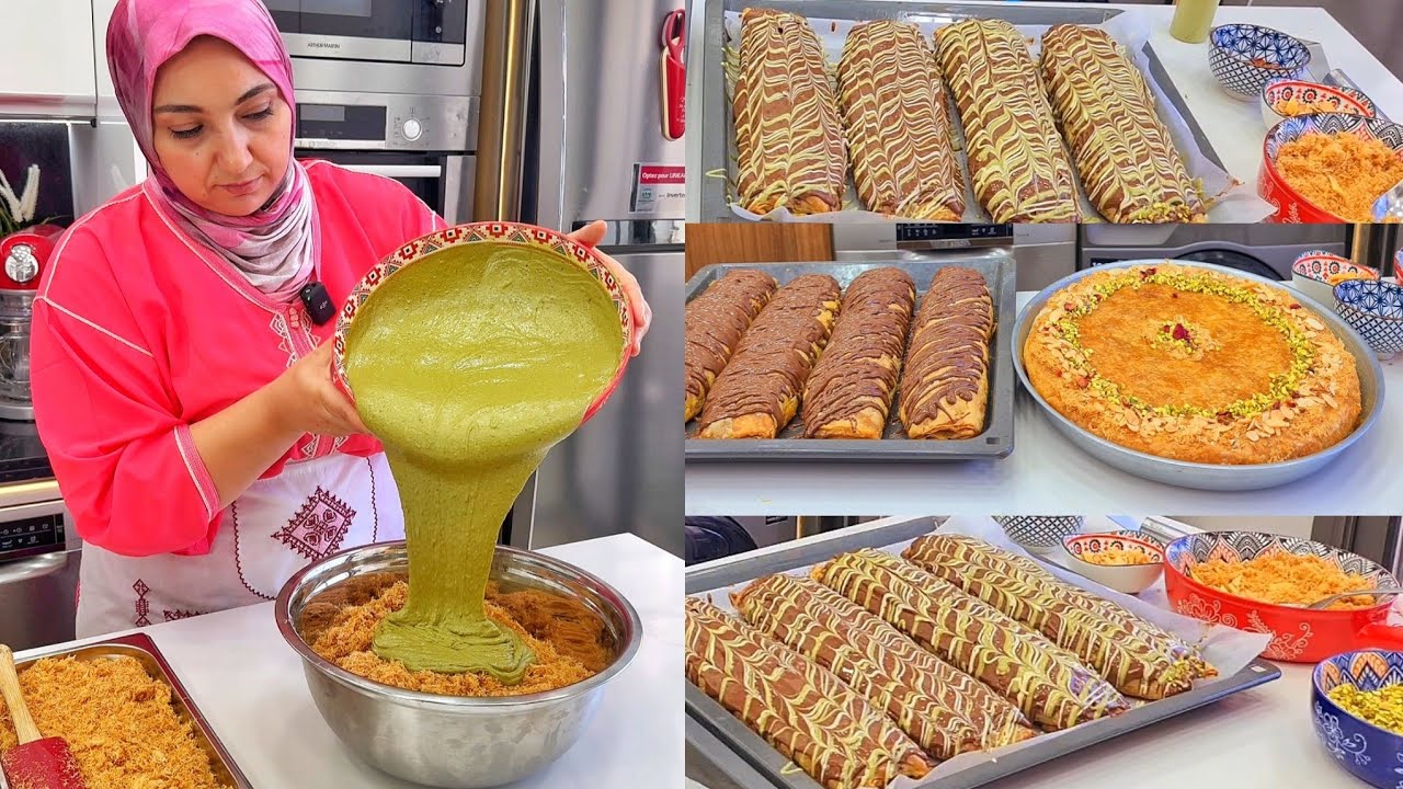 جربيها في المسمن أحسن من شكولاته دبي فطيرة دبي مقرمش مورق بالكنافة عجين بدون دلك سهل خطير كمية وفيرة