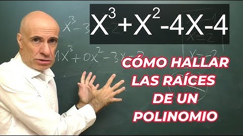 CÓMO HALLAR LAS RAÍCES DE UN POLINOMIO. Álgebra Básica