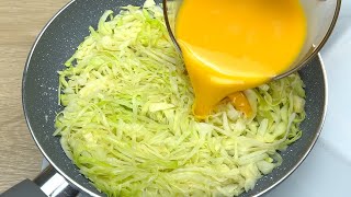 Everyone will love cabbage after this recipe! No flour, no oven! Wonderful breakfast # 107