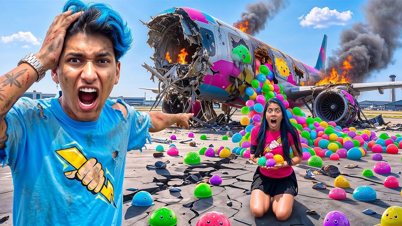 O AVIÃO DE DUMPLING SQUISHY SOFREU UM GRAVE ACIDENTE DE AVIÃO! *resgatamos?
