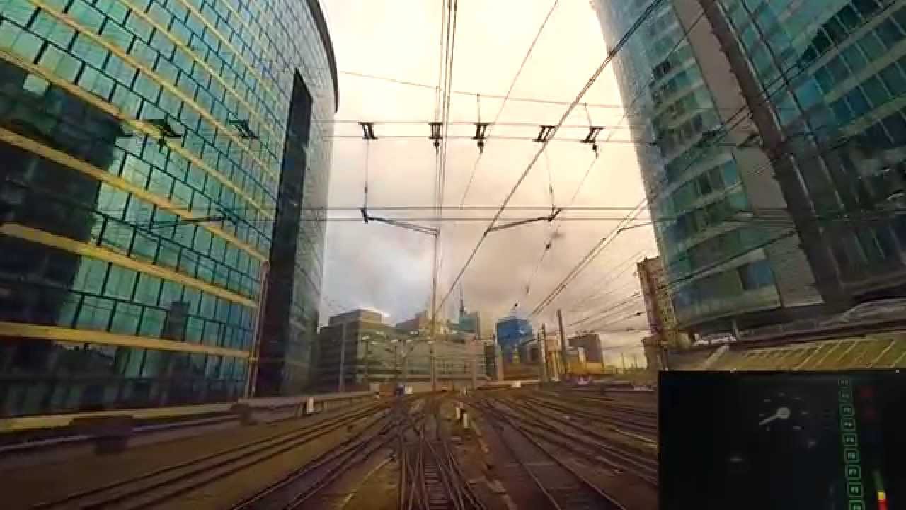 Drivers Eye View TGV Thalys Brussels - Amsterdam 2015