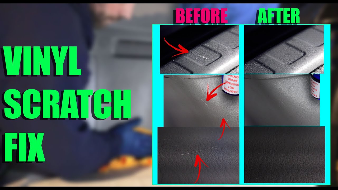 FIX your VINYL SCRATCHES in your car!! Bring the heat! - YouTube