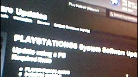 How to update your playstation3 to the latest software