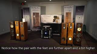Salk Sound Song3-A Speakers A/B Demo at Capital Audiofest 2017