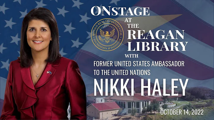Onstage at the Reagan Library Nikki Haley