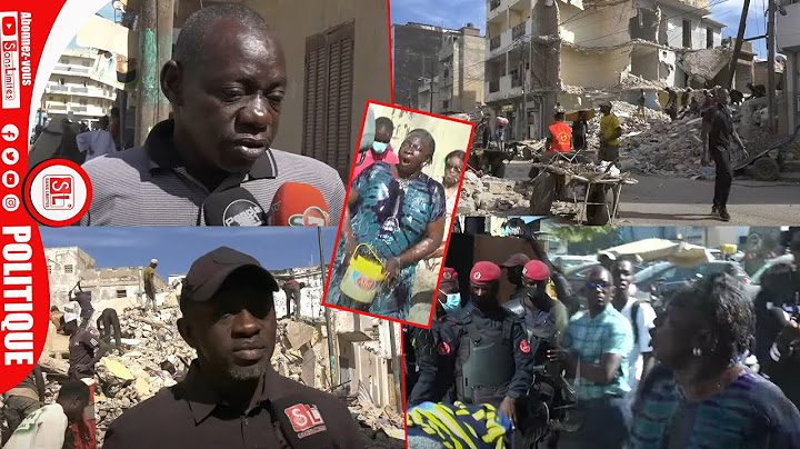 La famille Ndoye expulsée leur maison démolie retour sur les lieux à Colobane"souniou papa moniou...