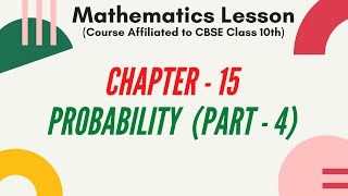 Class 10 || Chapter 15 Probability || Part 4 (NCERT Exemplar Question Discussions)