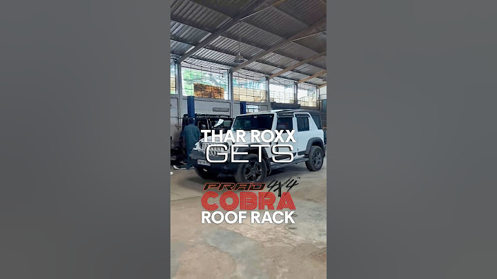 The most reliable roof rack for your Thar Roxx. No drilling drama, just bolt on product. #offroad