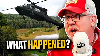 INTENTIONAL or ACCIDENTAL? - Black Hawk Helicopter DISRUPTS Hurricane Relief Site with Low Flyover