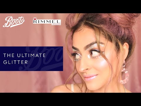 Festival make-up: The ultimate glitter look with Rimmel