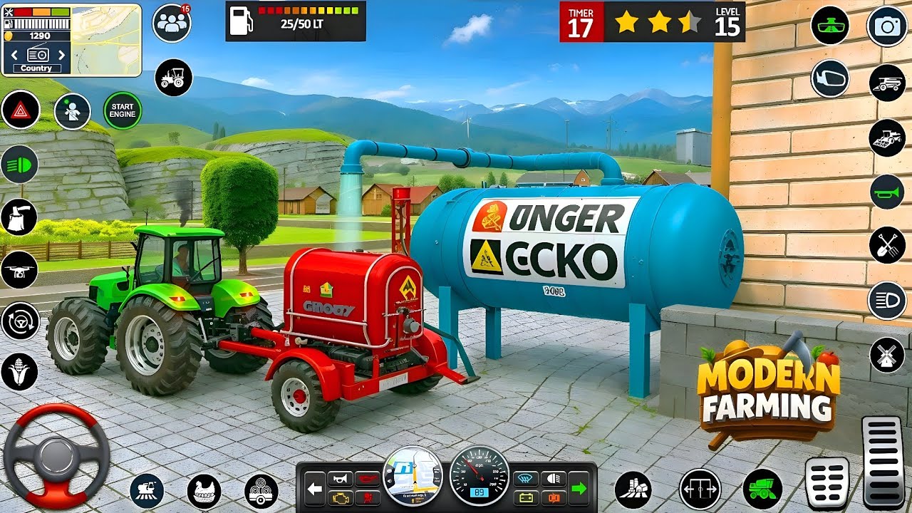 Grand Farming Transport Walkthrough - Real Tractor Driving Simulator 2025 - Android GamePlay