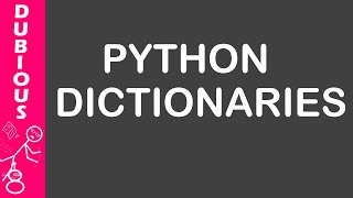 Using Python Dictionaries