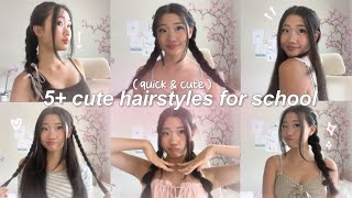 The ONLY 5 Hairstyles You Need for School ⋆.𐙚 ̊  *EASY* 🧸
