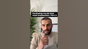 Confusing words in English part 3 #englishpronunciation #easyenglisheveryday