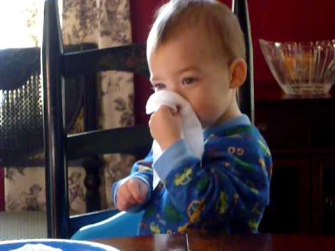 Using a tissue..... - YouTube