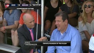 #ProRugby Owner Doug Schoninger Live from Grand Finale