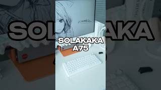SOLAKAKA A75 White Version Gaming Keyboard Display #shorts