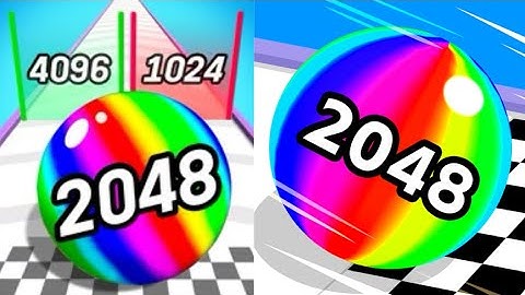 2048 | Ball Run 2048 vs Number Ball Race & Merge 3D (Level 1) - iOS Android Gameplay #cutiepie22yt