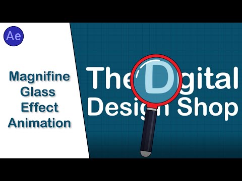 Magnify Glass Effect Animation Tutorial | Adobe After Effects