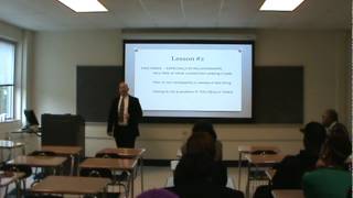 Last Lecture at Fisk (April 24, 2012)