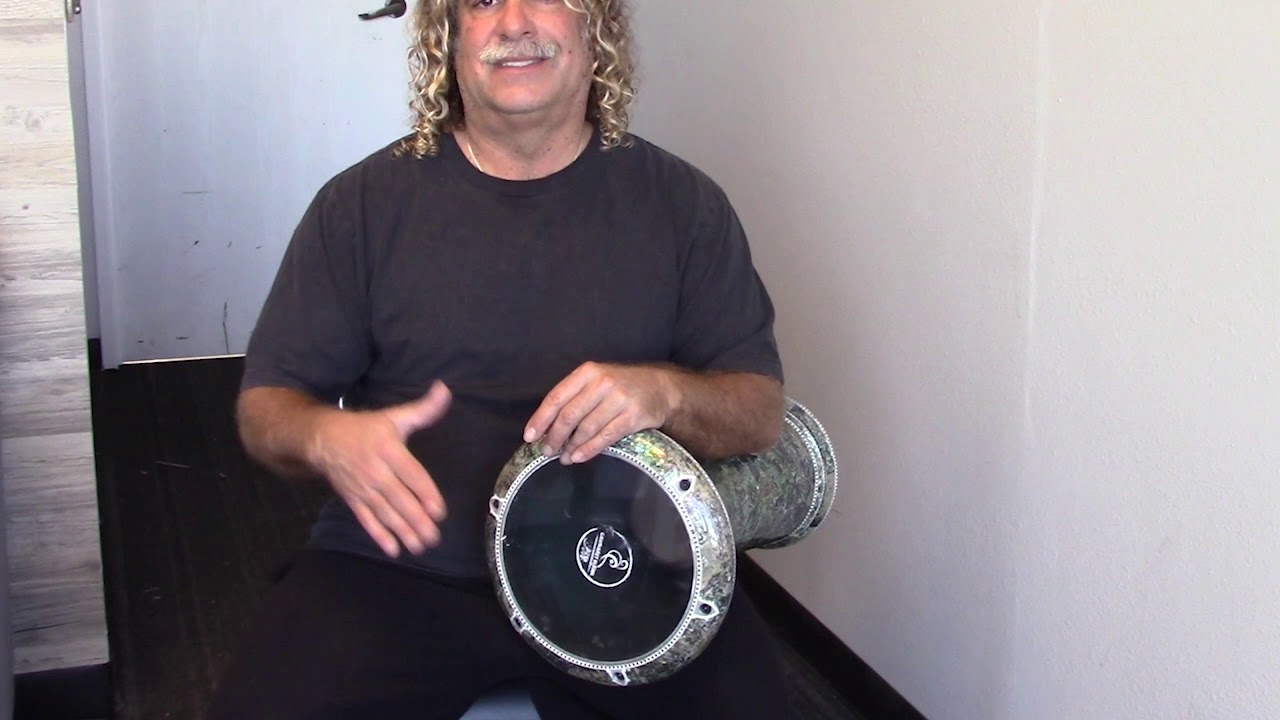 Masmoudi Rhythm Played on AMAZING Green Mother of Pearl DARBUKA by