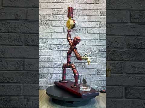 Кран-дозатор для алкоголю "Бармен" з лічильником Наліватор Оригінальні подарунки на День народження, відео 1