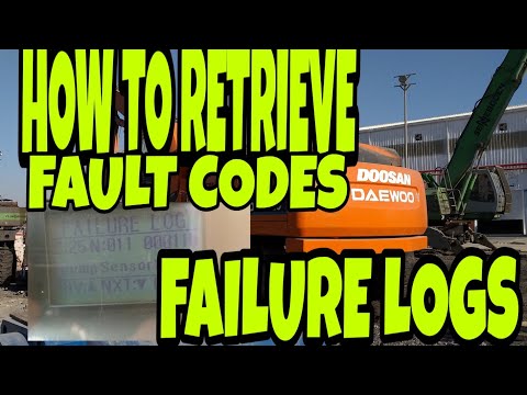 Doosan/Failure Logs | Fault Codes | Doosan How to Retrieve?
