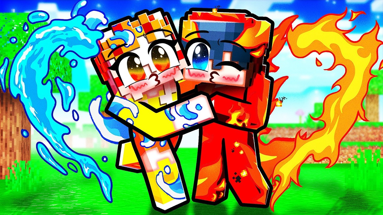 ELEMENTAL FORBIDDEN LOVE in Minecraft!