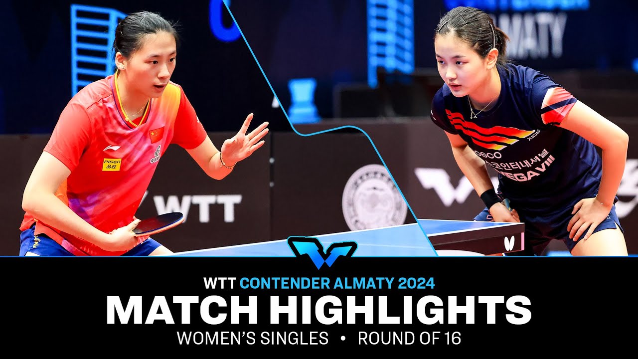 Chen Yi vs Kim Nayeong | WS R16 | WTT Contender Almaty 2024