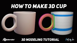 Speed Modeling A Coffee Cup In Blender Timelapse