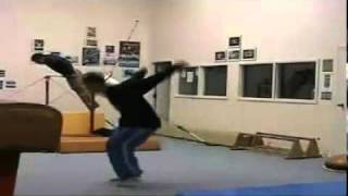 High standing backflip