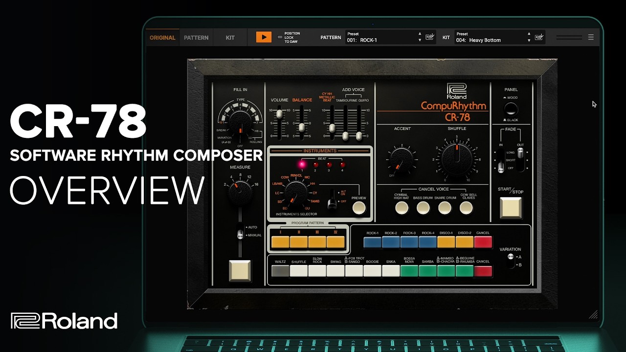 Программный ритм-композитор Roland CR-78 | Обзор