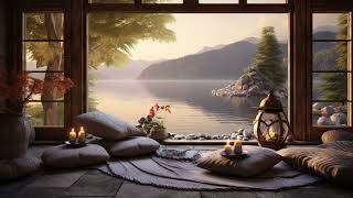Tranquil Waterside Retreat: Ambient Zen Escape 4K | Cozy Voice