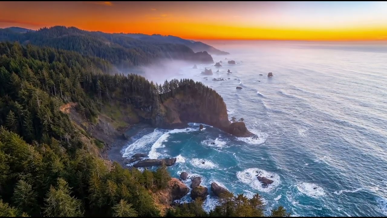 Oregon Coast Ocean Waves | 3 Hours for Sleep, Relaxation & Focus