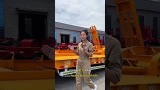 #Low‑bed Semi‑trailer #Export Heavy‑haulage Excavator Transport Semi‑trailer #Excavator Hauling Semi