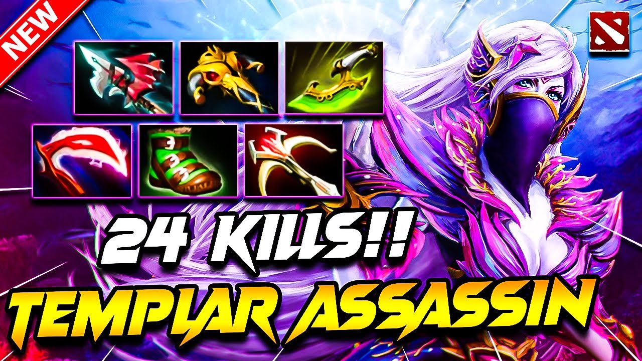 Dota 2 TEMPLAR ASSASSIN Gameplay | x24 Kills!! Templar Assassin DOTA 2 ...