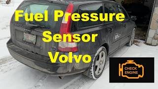 Volvo Fuel Pressure Sensor. Change it before it will cause trouble. P1 S40 V50 C70 C30.